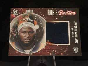 2021 Panini Donruss Football Javonte Williams Rookie Sweaters #RS-JWI Broncos - Picture 1 of 1