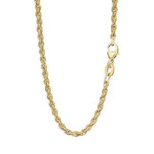 50cm Zopfkette 585 Gelb Gold 14 Karat Halskette Kordel hohl 2,0mm Breit - Bild 1 von 2