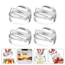  4 PCS Chinese Cucumber Glass Canning Jars With Wide Opening Pitcher