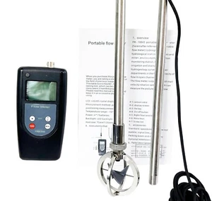 Water Flow Rate Speed Velocity Meter Tester For Open Channels with 0.01-5.00m/s - Picture 1 of 23