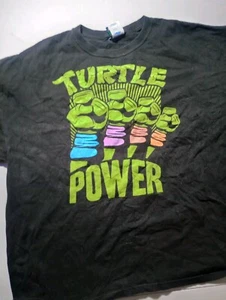 Tmnt Vintage Teenage Mutant Ninja Turtles Turtle Power Size XL T-Shirt 2005 - Picture 1 of 3