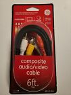 Ge Audio Video Composite Cable 6 Feet Ft. Long Unopen Package Rca Nib New R45