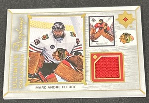 2021-22 UD Ultimate Collection Displays Jersey Marc-Andre Fleury 
