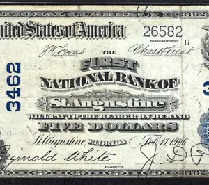 🇺🇸 FL 1902 $5 ♚♚SAINT AUGUSTINE, FLORIDA♚♚ PMG VERY FINE 25 HARD TO FIND! - Picture 1 of 3