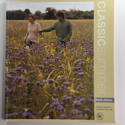 Rowan Classic Summer Book 11 Mens Ladies Sweaters Blanket Knitting Patterns - Image 1 of 4