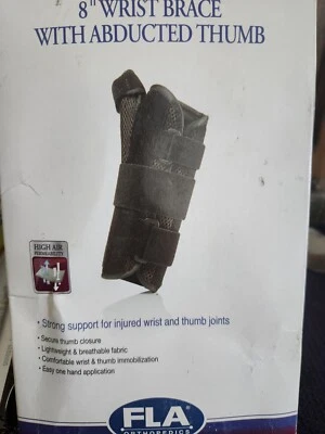 Muñequera con pulgar abducido S/M derecha de FLA PRO LITE AIRFLOW - 8" Foto 1 de 2