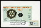 MEXICO MK 1971 ROTARY MAXIMUMKARTE CARTE MAXIMUM CARD MC CM dt85