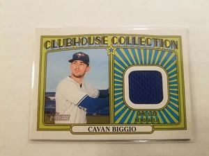 2021 Heritage High Number Clubhouse Collection Jersey Relic Cavan Biggio #CC-CB - Picture 1 of 1