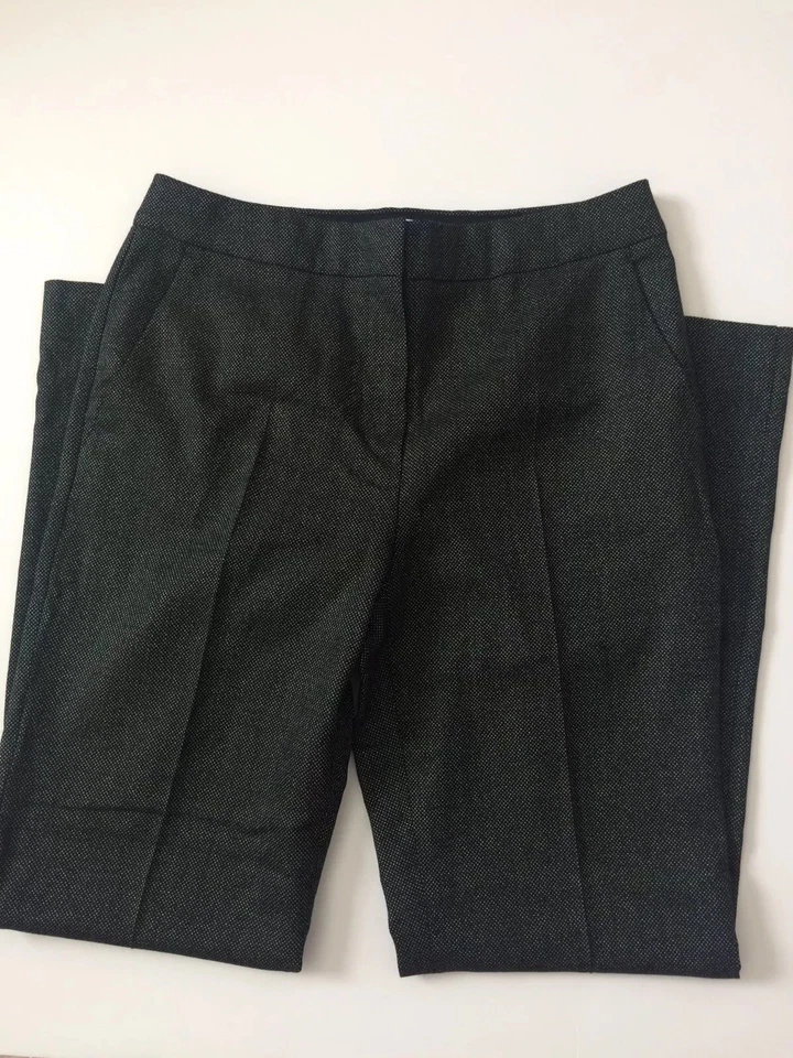 Max Mara 女式黑色直筒礼服职业工装裤 6 码二手状况完好** — 第 1/3 张图片