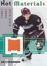 2005-06 Hot Prospects Hockey Material JERSEY Corey Perry