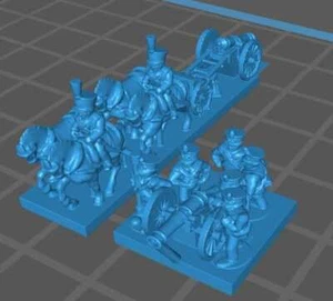 French Artillery 1812 - 6mm Minis - Picture 1 of 1