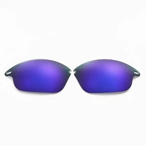 Lentes de repuesto Walleva polarizadas moradas para gafas de sol Oakley Fast Jacket - Imagen 1 de 8