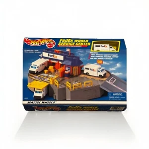 Hot Wheels Fedex World Service Center realistic Federal Express Playstation V37 - Picture 1 of 2