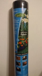 Green Thumb Black Landscape Fabric, 3 by 100-Feet Medium Duty - Picture 1 of 5