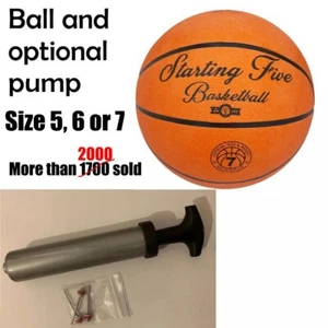 BASKETBALL FULL SIZE 7 INDOOR OUTDOOR size 5 and 6 pump optional - 2200+ SOLD !! - Picture 1 of 13
