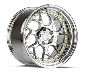 One 19x9.5 AodHan Ds01 5x114.3 +22 Vacuum Chrome Wheel - Picture 1 of 3
