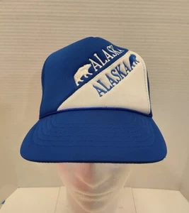 Alaska Baseball Mütze Cap blau/weiß Snapback Seil Trucker Mesh - Bild 1 von 9