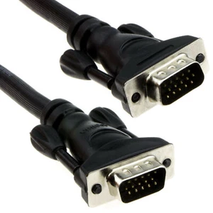 Belkin HQ VGA 15 Polig Monitor Display Kabel Doppel Abgeschirmtes Coax Kabel 3M - Bild 1 von 6