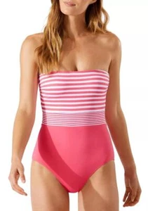 TOMMY BAHAMA 16 Coral Coast Breaker Bay Bandeau Swimsuit NWT $148 - Picture 1 of 2
