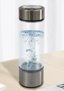450ml Hydrogen Water Bottle Ionized Generator Machine Rechargeable Portable - Picture 1 of 5