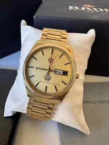 1980's Vintage Rado Watch King Faisal Air Academy Limited Edition Mens 34mm Rare - Picture 1 of 15