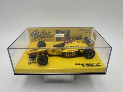 DIE CAST 1/43 "  JORDAN PEUGEOT 197 R. SCHUMACHER " (514 974311) MINICHAMPS - Immagine 1 di 2