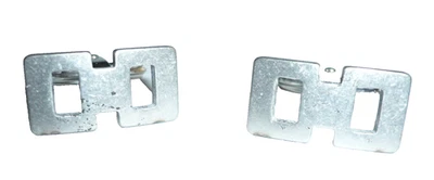 Edelstahl Manschettenknöpfe Hemd silber schwarz NEU #26 - Bild 1 von 2