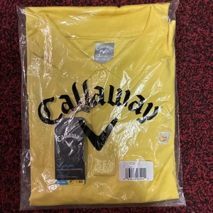 Callaway Team Walmart Golf Polo Shirt Size XXL Yellow Lemon Zest - Picture 1 of 5