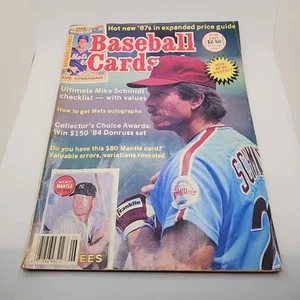 BASEBALL CARDS MAGAZINE JUNE 1987 MIKE SCHMIDT - Picture 1 of 2