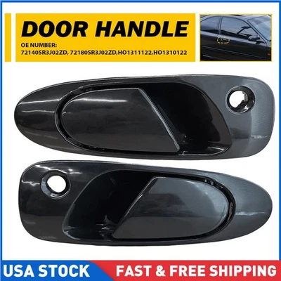 Exterior Door Handle For 92-95 Honda Civic 93-97 Civic del Sol Front Left Right - Image 1 of 4