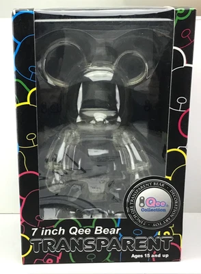 2008 Qee Bear 7" Transparent Figure - Image 1 of 4