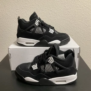 Air Jordan 4 Retro White Thunder Size 7.5 - Picture 1 of 14
