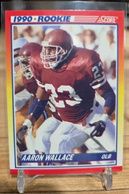 1990 Score - Aaron Wallace #620 (RC) - Image 1 of 2