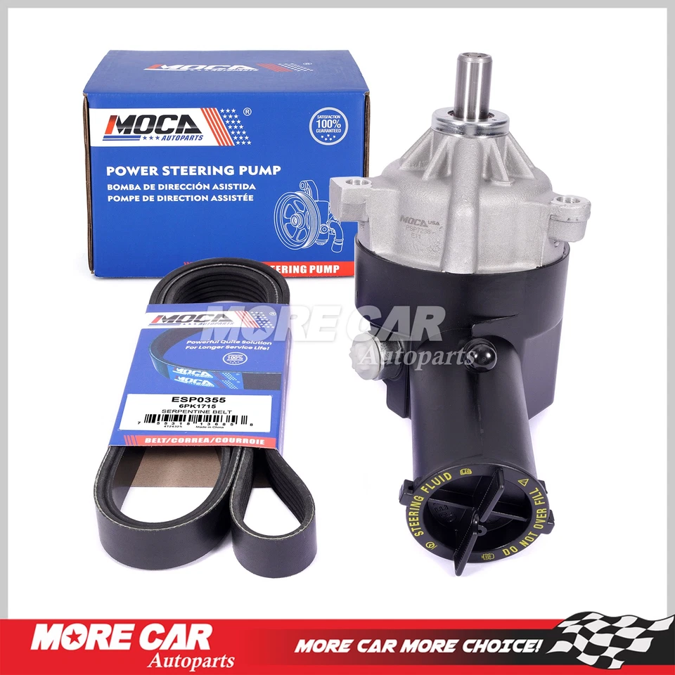 Power Steering Pump Serpentine Belt for 90-93 Ford F-250 90-94 Ford F-350 7.5L - Image 1 of 4