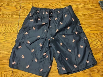 Pantalones cortos de natación Faded Glory Cotton 2 bolsillos para hombre - talla 32-34 M - rojo/blanco/azul Foto 1 de 4