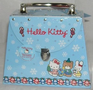 Hello Kitty WEIHNACHTEN FERIEN SÜSSIGKEITENDOSE 2001 WERKSEITIG VERSIEGELT NEU MIT ETIKETT - Bild 1 von 3