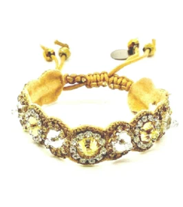 HSN Deepa By Deepa Gurnani Gold Color Mallorie Large Stone Bracelet - Picture 1 of 2