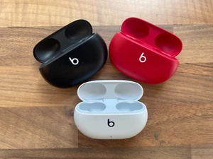 Beats Studio Buds Replacement CASE ONLY! A2514 BLACK, RED and WHITE Earbuds - Picture 1 of 4