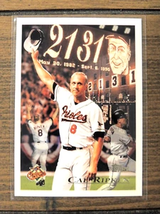 CAL RIPKEN JR. 1996 TOPPS "2131" CARD #96   BALTIMORE ORIOLES HOF LEGEND - Picture 1 of 1