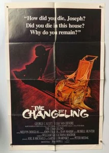Póster original de la primera película de terror George C. Scott Trish Van Devere The Changeling - Imagen 1 de 1