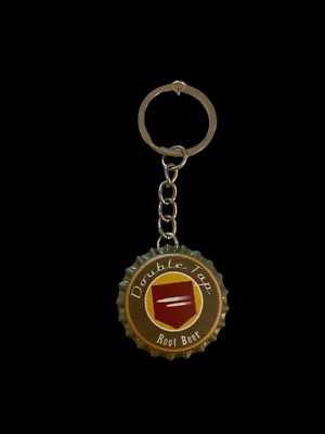 HANDMADE Call of Duty Zombies Double Tap Root Beer Bottlecap Keychain