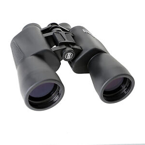 Bushnell PowerView 16x50 Binoculars, Black, Porro Prism, with Case, 131650CL