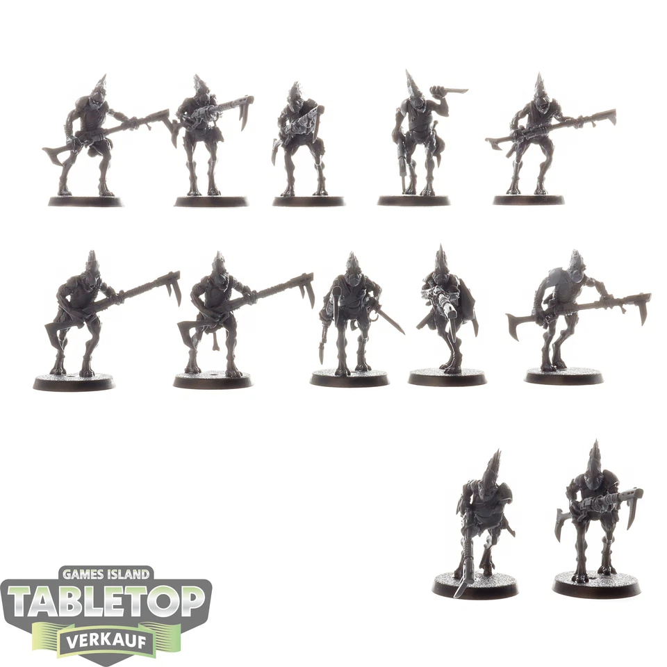 Tau Empire - 12x Kroot Carnivores - klassisch - grundiert - Bild 1 von 1