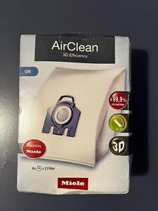 Miele AirClean 3D Efficiency Bags 4 Bags + 2 Filters NEW