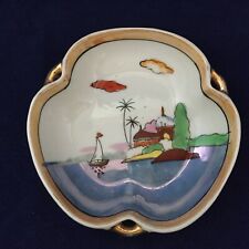Vintage Mikori Lustre Ware Dish Hand Painted 13.5cm 