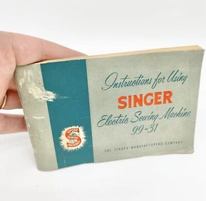 Singer Sewing Machine Instruction Manual 99-31 from 1957 - Picture 1 of 5