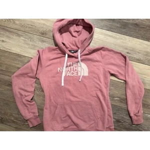 The North Face Hoodie Pullover Youth Girls Sweathirt Pink - Size M - Picture 1 of 5