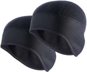 2 Packs Skull Cap Helmet Liner Thermal Running Beanie Cycling Cap for Men Women - Picture 1 of 12