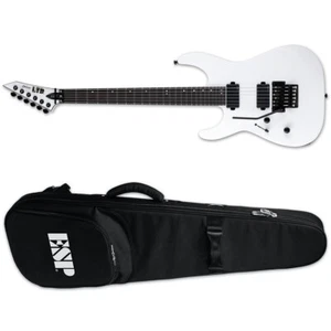 ESP LTD M-1000 LH Left-Handed Electric Guitar Snow White + Gig Bag NEW - Picture 1 of 3
