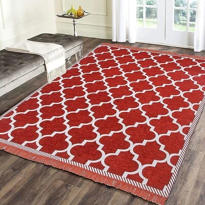 5D Designer Superfine Exclusive Velvet Carpet Runner Area Rug 5 x 7 Feet (A16) - Image 1 of 3